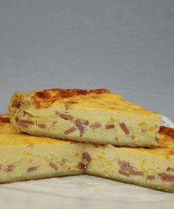 Quiche Lorraine de Jamón de York, Beicon y Queso